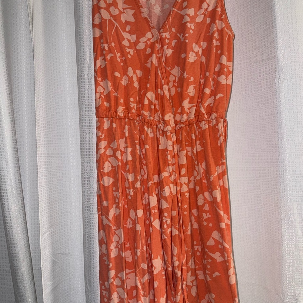 The North Face Orange Floral Dress medium women’s